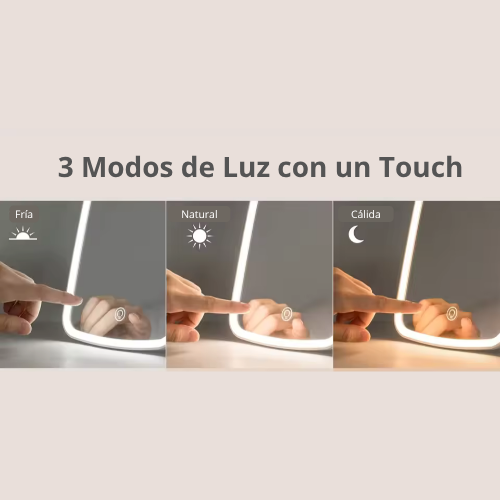 Espejo Tocador con Luz LED