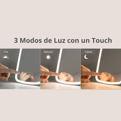Espejo Tocador con Luz LED