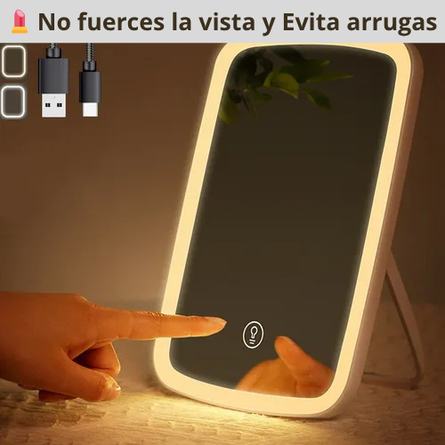 Espejo Tocador con Luz LED