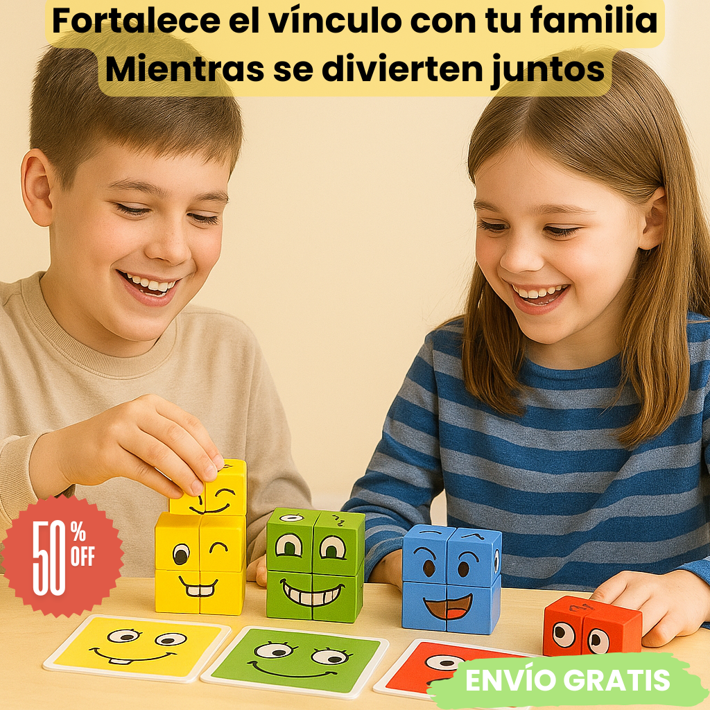 Juego RompeCaritas - Ríe, juega y crea momentos reales